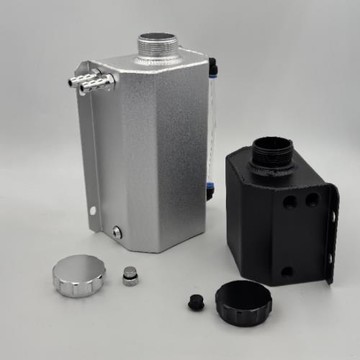 汽車改裝1L，2L通用方型透氣機油壺溢流壺