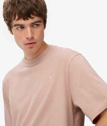 Superdry Men's Blank Oversized T-shirt Pink Size: M