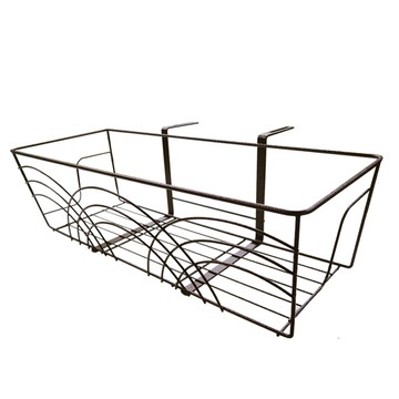 2尺彩虹造型陽台花架伸縮調整型(陽台架)可懸掛11.5~18cm / 21~28cm以內欄杆