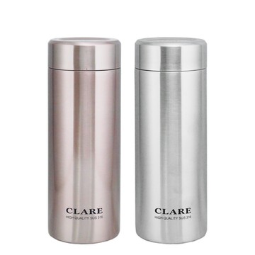 CLARE 316陶瓷全鋼保溫杯-500ml-2入組