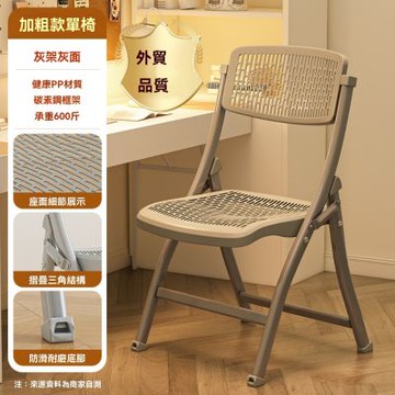 折疊椅 便攜餐椅 電腦椅 家用電腦辦公椅 宿舍靠背椅 躺椅 簡易加厚塑料凳子