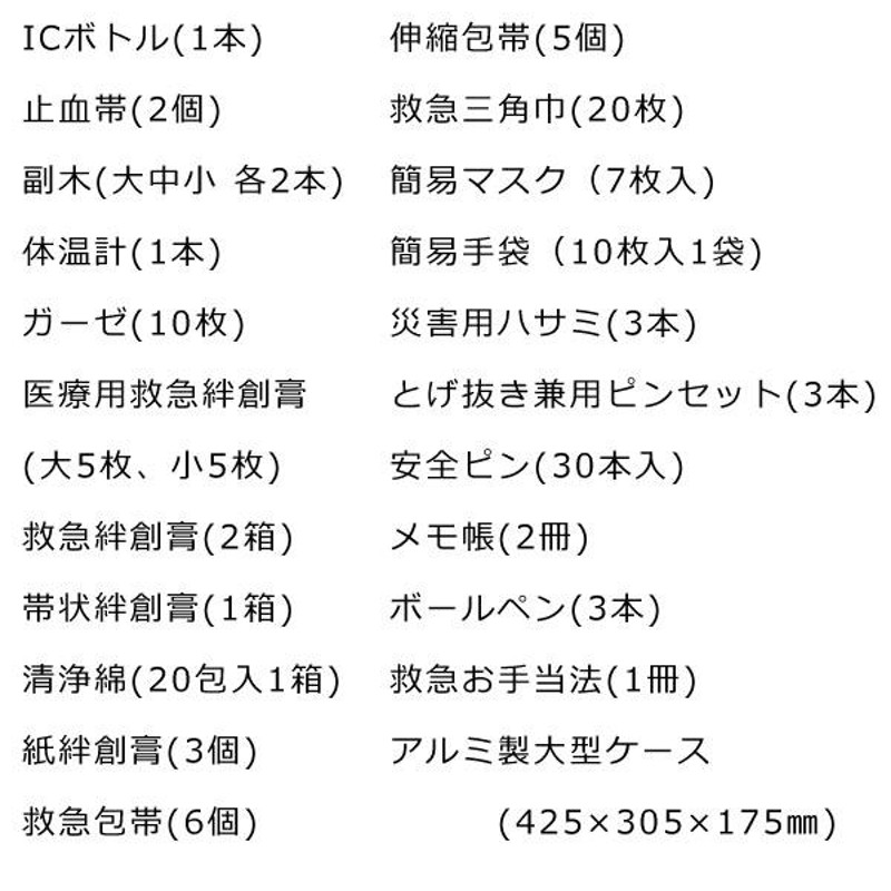 災害多人数用救急箱(約50人用救急セット) 防災避難用品 管理組合 自治