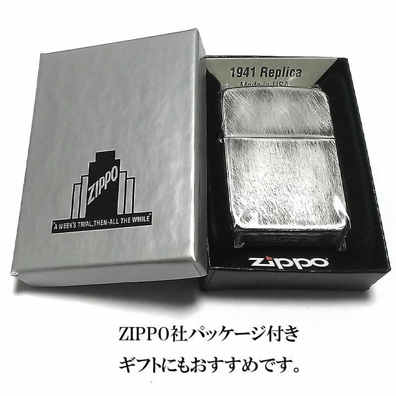 ジッポ ライター ZIPPO 1941 復刻 レプリカ ユーズド仕上げ 4バレル