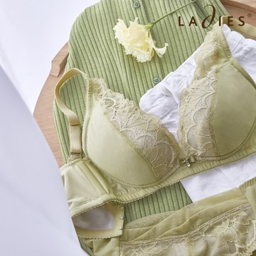 蕾黛絲-奈莉無鋼圈穩包靠過來 D-E罩杯 鼠尾草綠
