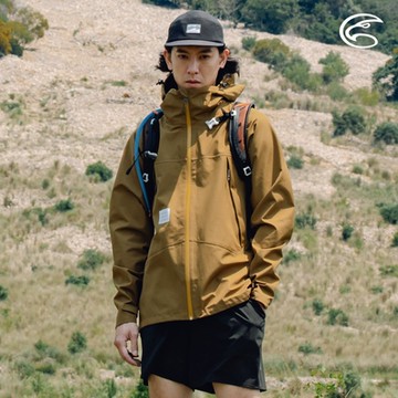 ADISI 男輕薄3L防水透濕超透氣耐磨登山外套 AJ2491035 油棕卡其 (S-3XL)