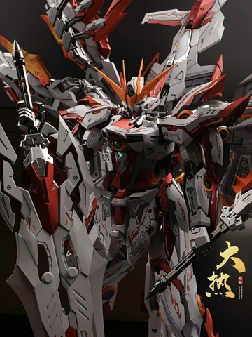 大熱 ZZA藍焰雪見櫻改色拼裝模型 1/100高達模型合金骨架男生禮物