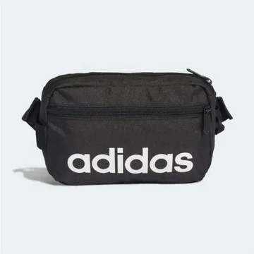ADIDAS LIN CORE WAISTB 小型 多功能 黑白 運動腰包 DT4827