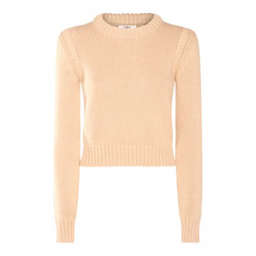 Chloe - Cream Cotton Knitwear L