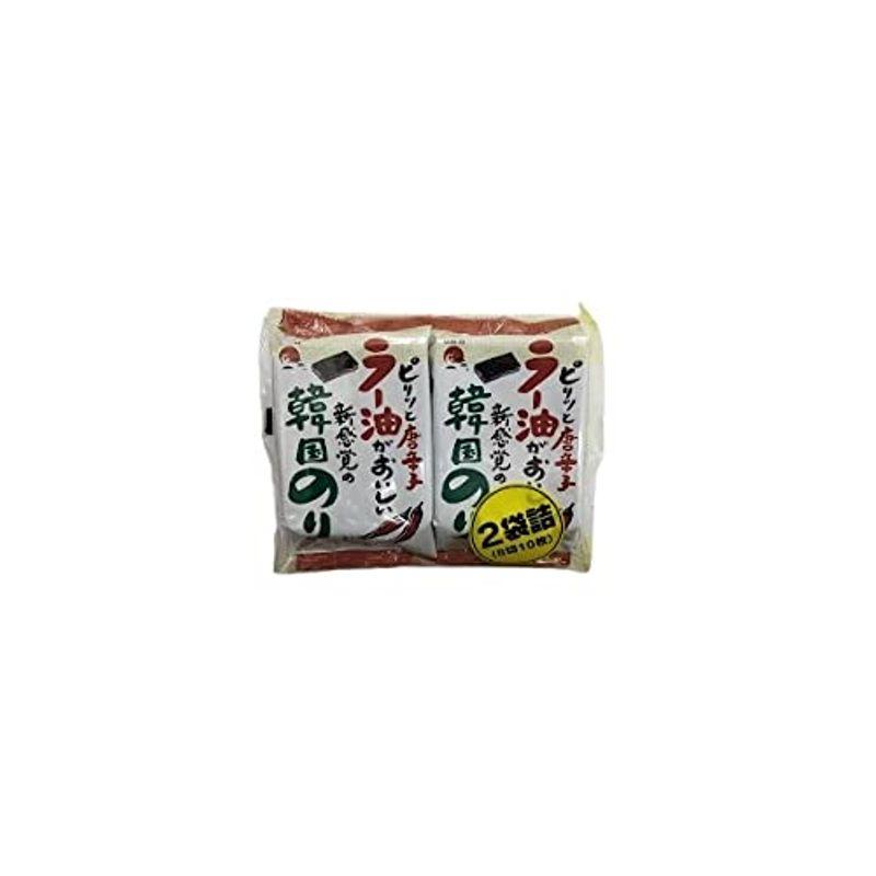 サンエイ海苔 ラー油韓国のり2P 8切10枚 2袋×30個