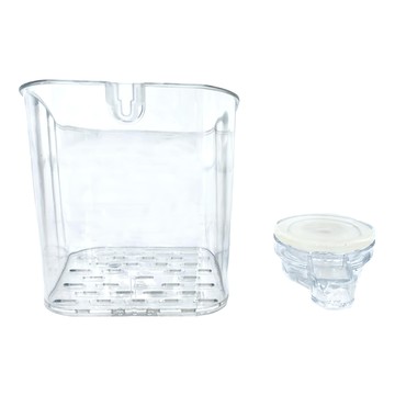 旋轉吸盤置物架 PET材質  小號 97 x 11.4 x 19cm  透明銀  1個