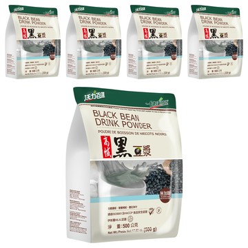 健康時代 高纖黑豆漿 無糖  500g  5包