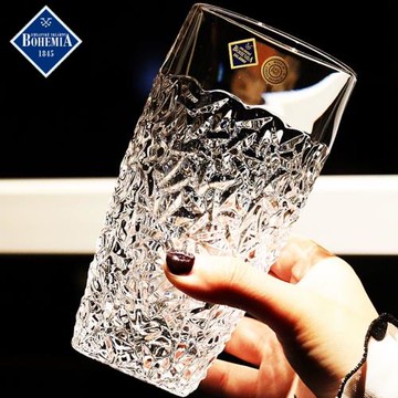 捷克BOHEMIA進口水晶玻璃xo威士忌杯啤酒杯果汁茶杯調洋酒杯水杯