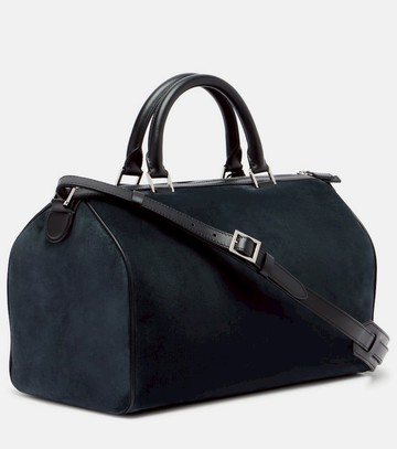 Magda Butrym Varsovia floral-appliqué suede duffel bag