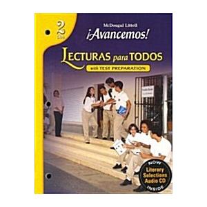 Lecturas Para Todos (Student) with Audio CD (Paperback)