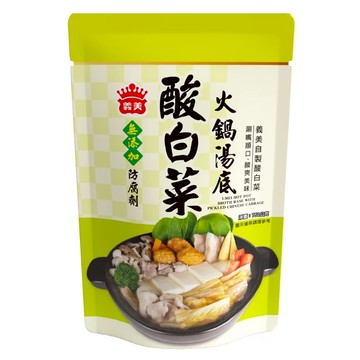 義美 酸白菜火鍋湯底  750g  1包