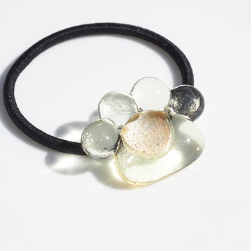 Dog, Cat, Paw Glass (Nikukyu [黃]) 髮帶 [可換成小馬掛鉤] [定制]
