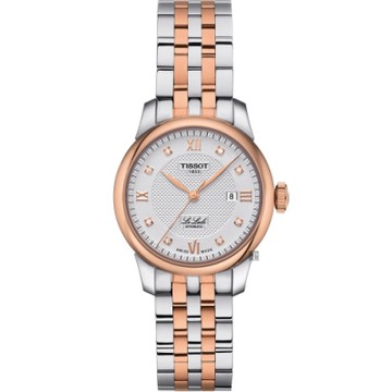 TISSOT 天梭 官方授權 Le Locle 力洛克 真鑽機械女錶 新年開運 送禮推薦-29mm T0062072203600
