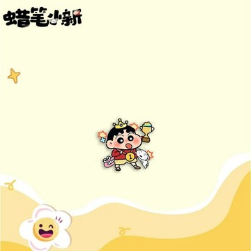 【台灣發貨 特價處理】吃貨蠟筆小新冰箱貼動漫周邊卡通亞克力磁性貼可愛裝飾高顏值磁貼