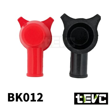 《tevc》BK012 電瓶保護 絕緣保護套 橡膠套 防塵蓋-黑色