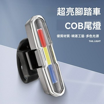 【USB快充防水】自行車燈 騎行燈 自行車尾燈 自行車前燈 山地車燈 公路車燈 COB高亮燈珠 前後兩用 警示安全 夜騎必備