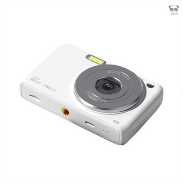 D12 4K數位相機 5000W像素 2.88英寸高清屏 16倍數位變焦 AF自動對焦 內置閃光燈（內置電池）自帶美顏濾