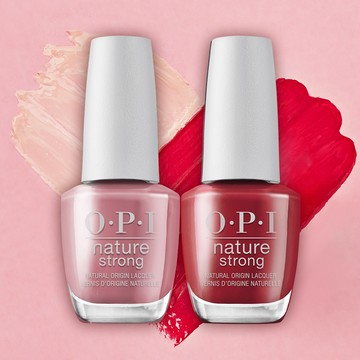OPI 雙喜美手限定組_類光繚指甲油15ml*2（地球價值 NAT007+石榴石魔法 NAT014）