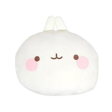 MOLANG 萌浪兔 小枕 43cm x 32cm x 8.5cm 聚酯纖維  臉型