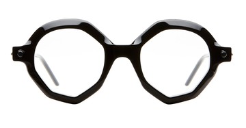 Kuboraum Mask P18 - Black Shine / Ivory Rx Glasses
