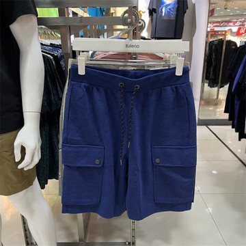 班尼路夏季美式休閑痞帥日系多口袋工裝短褲男五分褲子潮88009041