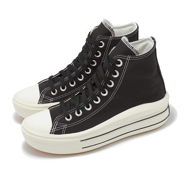 [ACS] Converse 帆布鞋 Chuck Taylor All Star Move 女鞋 黑 厚底 增高 休閒鞋 A12585C