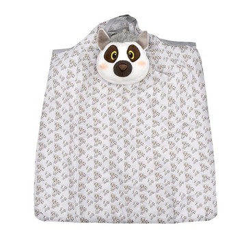 六福村x六福莊 環尾狐猴哈果購物袋鑰匙圈  官方直營