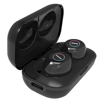 PAPAGO W2 真無線藍牙耳機，5小時連續音樂播放，IPX5防汗防水，藍牙V5.0