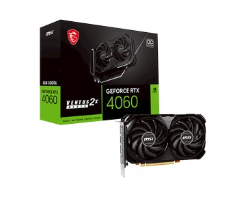 【降價】GeForce RTX 4060 VENTUS 2X BLACK 8G OC 微星顯卡 (超頻版)