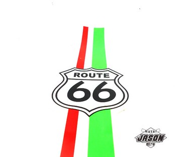 66號公路 哈雷改裝CAFE咖啡貼膜 龍嘉V咖改裝貼花龍嘉250油箱貼紙