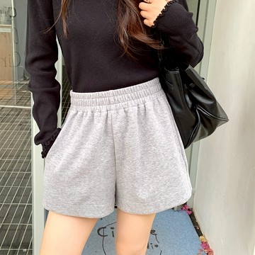 【HARPER】厚磅挺版磨毛短褲 | 現貨 短褲 褲子 磨毛 保暖褲子【PNC40747J】