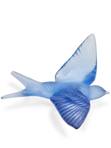 Lalique - Swallow Wings crystal sculpture - unisex - Crystal - One Size - Blue