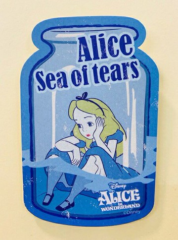 【震撼精品百貨】愛麗絲夢遊仙境 Alice 迪士尼公主系列貼紙/防水貼紙-瓶子愛麗絲#37085 震撼日式精品百貨
