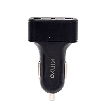 KINYO 2 USB+Type-C車用充電座 CU-8077