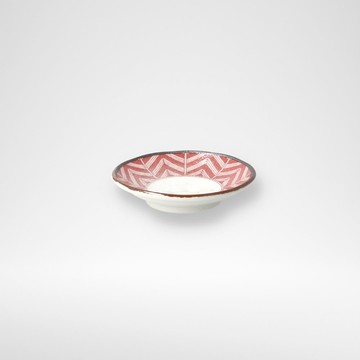 超輕量豆皿 美濃燒 karu：ecle 赤矢根羽 9CM NITORI宜得利家居