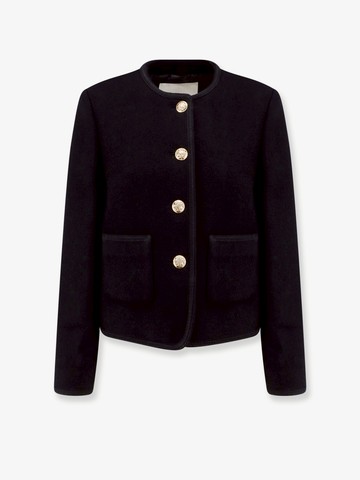 Bouclé tweed blazer - DUNST - gender_Woman