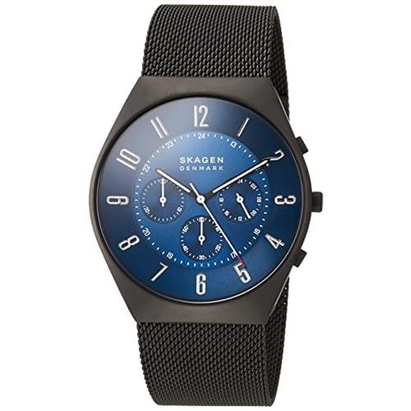 スカーゲン Watch Grenen Chronograph SKW6841 メンズ Black | LINE