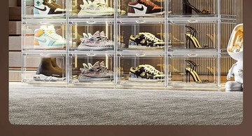 透明亞克力鞋盒鞋子收納神器鞋櫃鞋架球鞋存放盒省空間抽屜式塑料