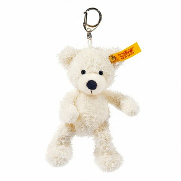 Steiff 德國金耳釦 經典吊飾 Lotte 鑰匙圈 可愛療癒  12cm  白色泰迪熊  1個