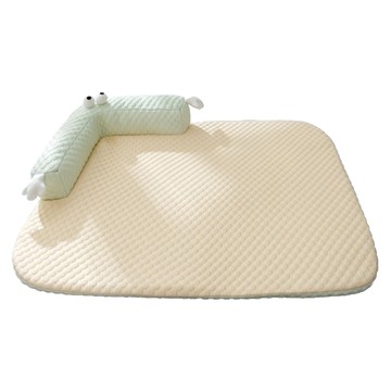 SassyDog 冷感豆豆 方形大眼 冰絲床墊  綠色  L  1個