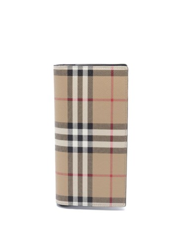 Burberry Pre-Owned - 2000s Nova Check bi-fold long wallet - unisex - PVC - One Size - Neutrals