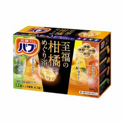 バブ 至福の柑橘めぐり浴 12錠(医薬部外品）　KO 花王