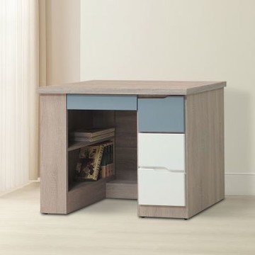 Boden-伍迪3.5尺四抽書桌(下座)-104x57x76cm