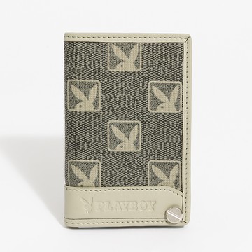 PLAYBOY - 配件小物-卡片夾  卡片夾系列 - 卡其色