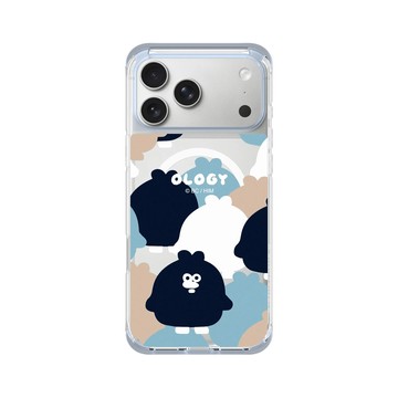 iPhone 17 Pro Max ClearX (MagSafe 兼容) 冰透藍 - 奧樂雞 Ology - 迷彩雞