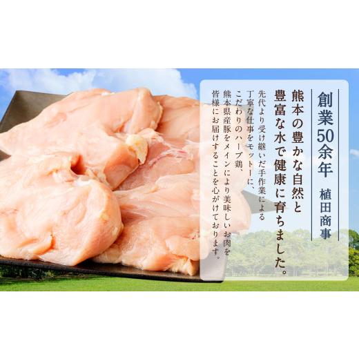 ふるさと納税 熊本県 菊池市 九州産 ハーブ鶏 ムネ肉 4.5kg 国産 鶏肉 むね肉 お肉